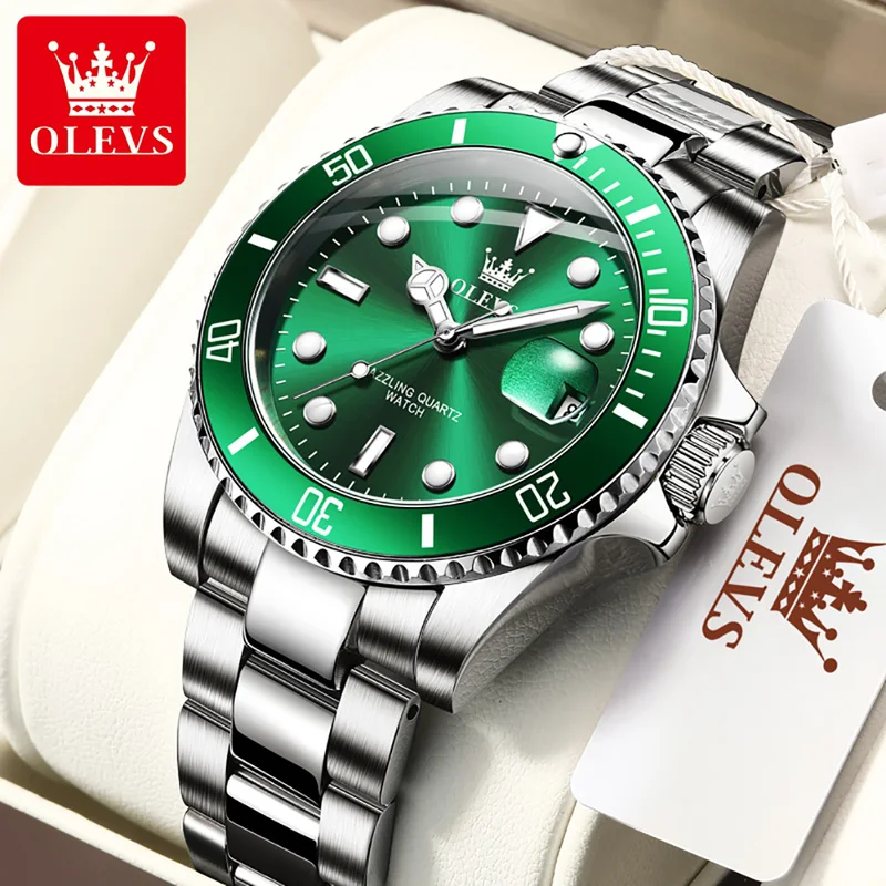 Rolex Watch Datejust - OLEVS Orologio al quarzo originale da