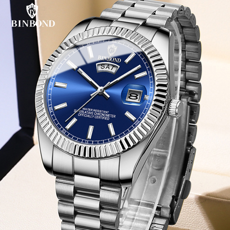 BINBOND B7012 Orologio da uomo - Rolex Watch Datejust recensione e prezzo