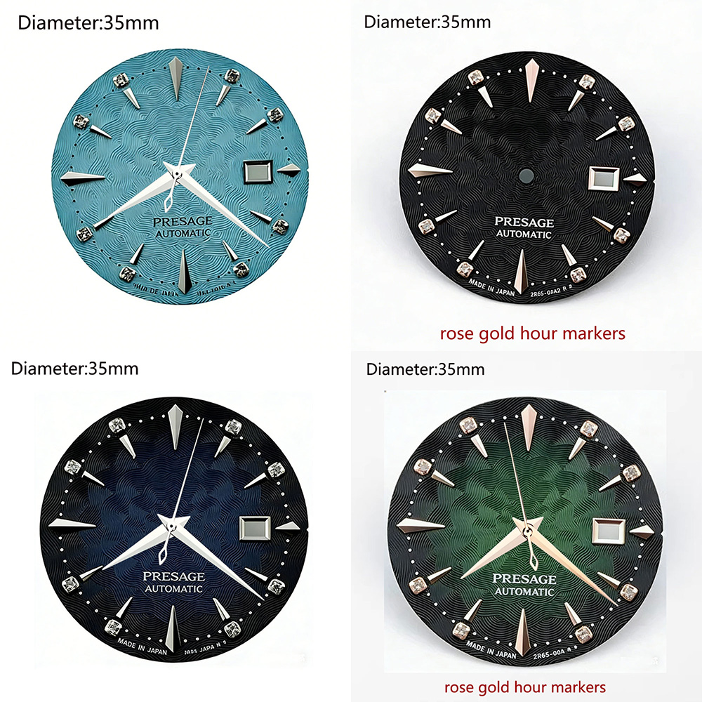 Quadrante S Logo Presage NH35  - Seiko Watch Presage recensione e prezzo