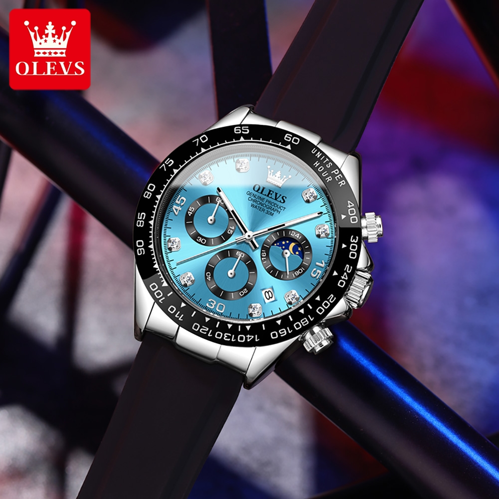 OLEVS 2875 Orologio da Uomo Or - Leather Watch Band Men recensione e prezzo